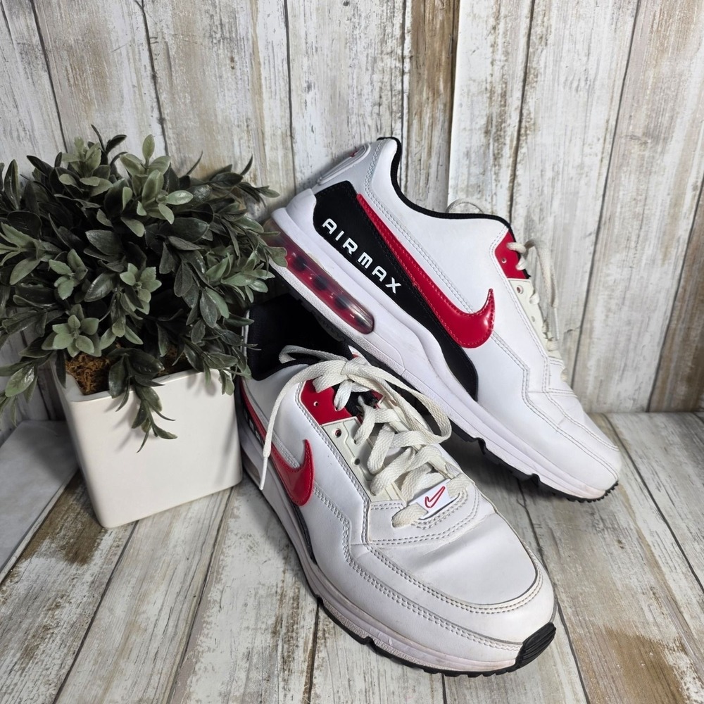 Nike Air Max LTD 3 Mens White University Red Black BV1171-100 Size 8.5
